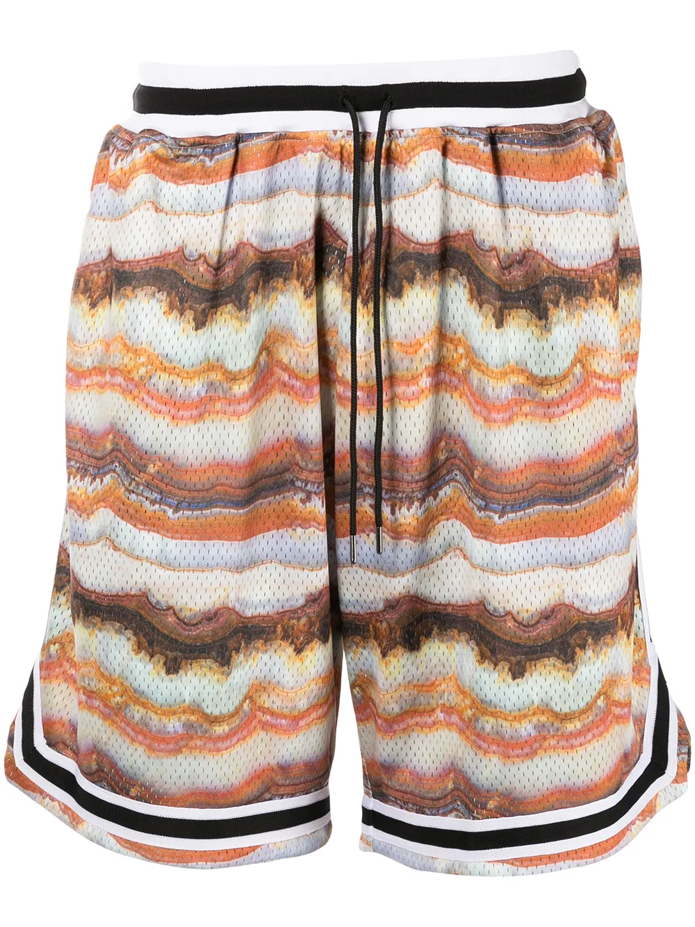 Шорты с кулиской и принтом тай-дай John Elliott, оранжевый
Шорты с кулиской и принтом тай-дай John Elliott, оранжевый