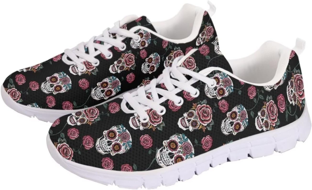 Кроссовки chaqlin для женщин и мужчин, дышащие спортивные обувь с шнуровкой, повседневные беговые кроссовки, Sugar Skull Rose
Кроссовки chaqlin для женщин и мужчин, дышащие спортивные обувь с шнуровкой, повседневные беговые кроссовки, Sugar Skull Rose