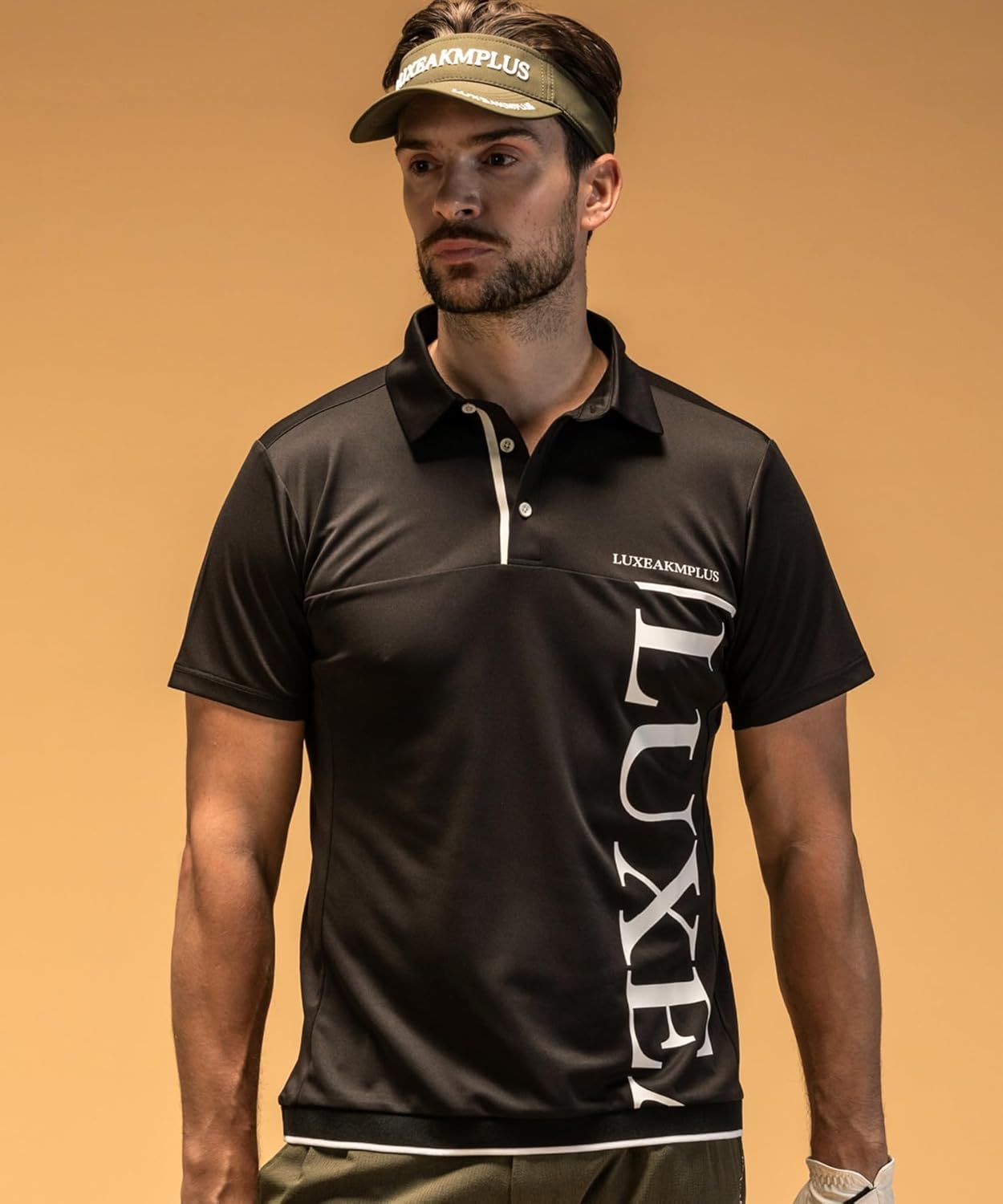 Мужская поло-рубашка Luxe Plus в стиле стритвеар с вертикальным логотипом Luxe Akm Plus, черный
Мужская поло-рубашка Luxe Plus в стиле стритвеар с вертикальным логотипом Luxe Akm Plus, черный