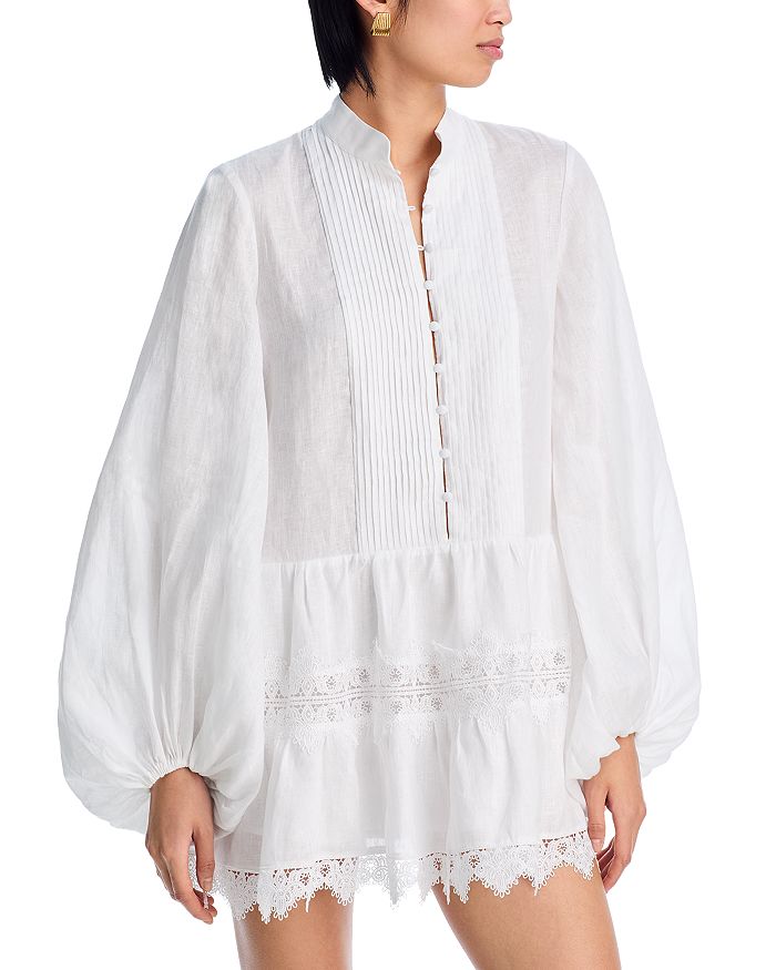 Мини-платье Antonia с кружевной отделкой Bardot, белый
Мини-платье Antonia с кружевной отделкой Bardot, белый