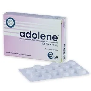 Adolene 200 мг+20 мг добавка для определения реактивности тканей, 30 таблеток
Adolene 200 мг+20 мг добавка для определения реактивности тканей, 30 таблеток