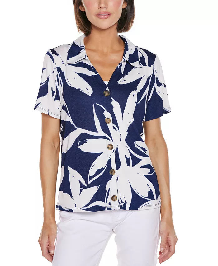 Женский вязаный топ с цветочным принтом на пуговицах Belldini, мультиколор
Женский вязаный топ с цветочным принтом на пуговицах Belldini, мультиколор