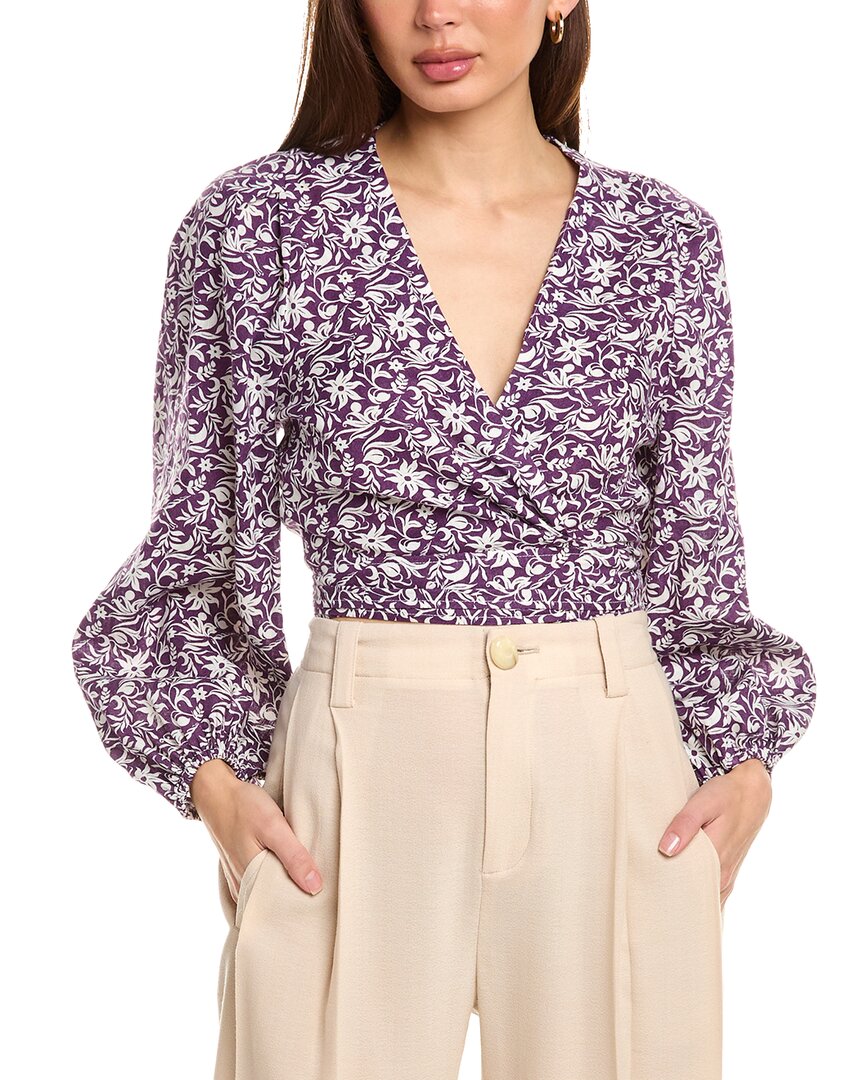 Топ из смеси льна Maje, фиолетовый
Топ из смеси льна Maje, фиолетовый