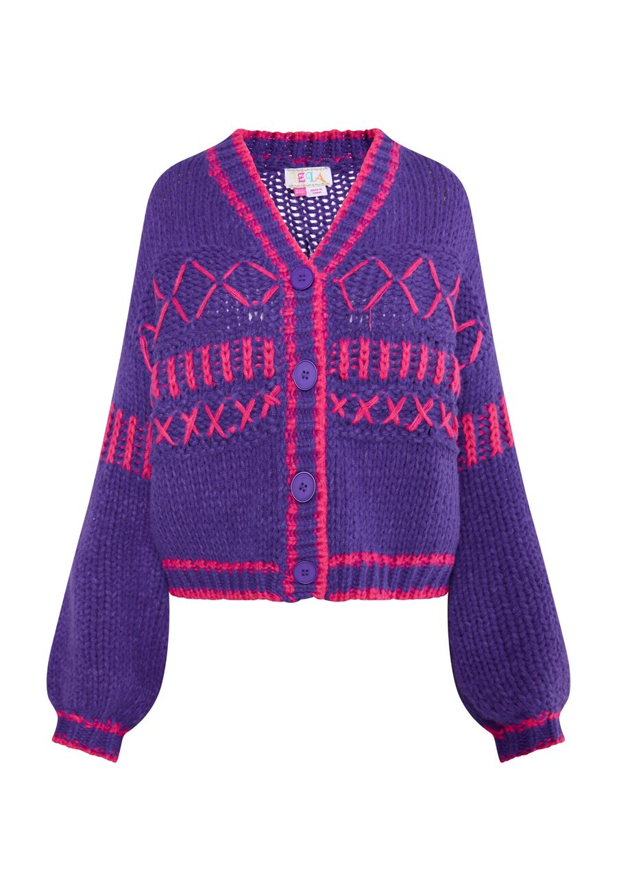 Кардиган IZIA Knit Cardigan Eyota, темно-фиолетовый
Кардиган IZIA Knit Cardigan Eyota, темно-фиолетовый