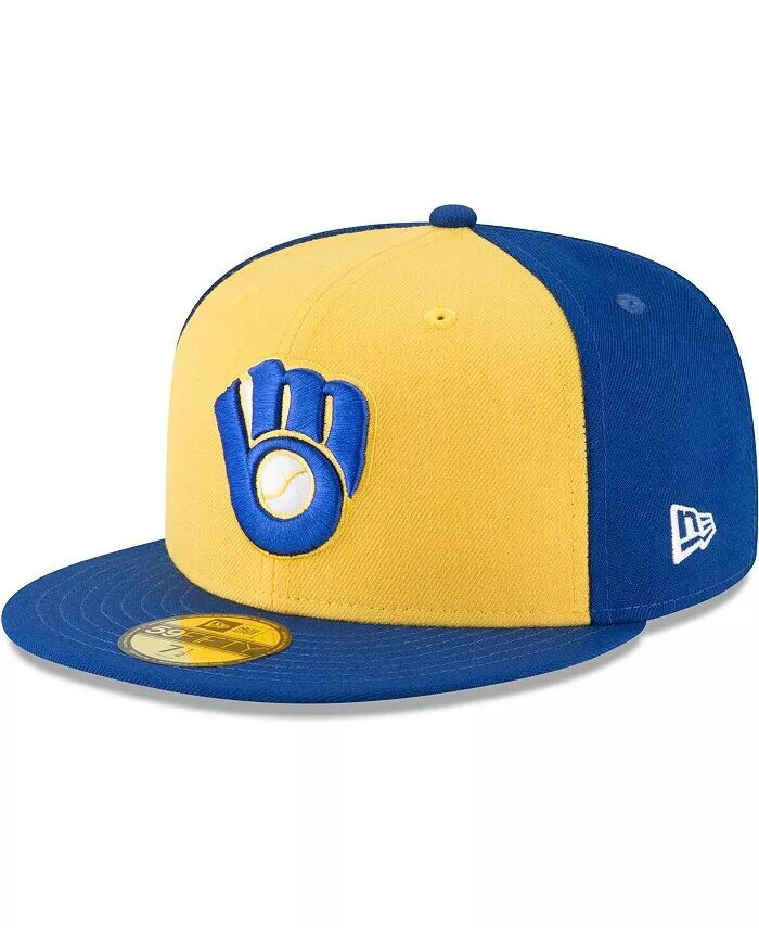 Мужская желтая приталенная шляпа Milwaukee Brewers Cooperstown Collection Wool 59FIFTY New Era, желтый
Мужская желтая приталенная шляпа Milwaukee Brewers Cooperstown Collection Wool 59FIFTY New Era, желтый