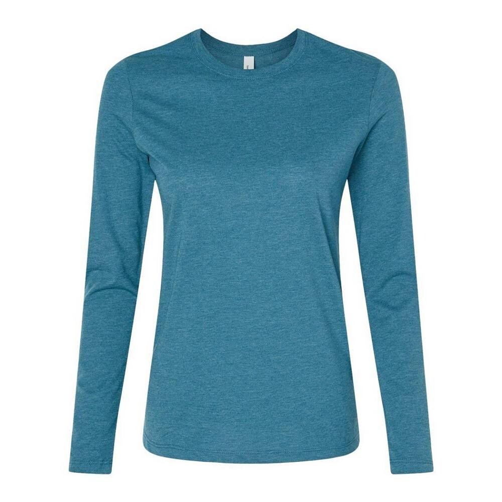 Женская трикотажная футболка Bella + Canvas с длинными рукавами Bella+Canvas, цвет Heather Deep Teal
Женская трикотажная футболка Bella + Canvas с длинными рукавами Bella+Canvas, цвет Heather Deep Teal