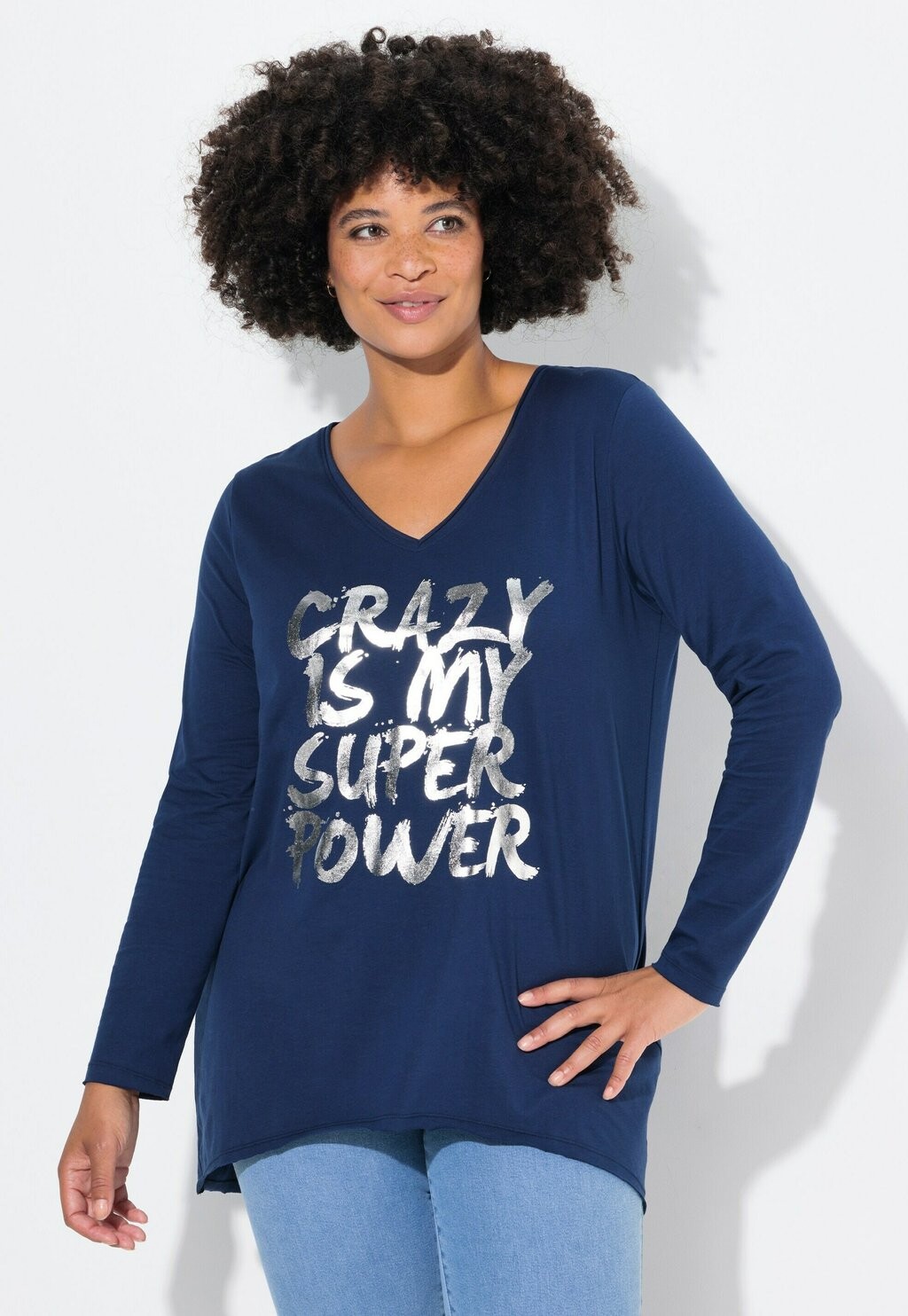 Топ с длинными рукавами Angel of Style, темно-синий
Топ с длинными рукавами Angel of Style, темно-синий