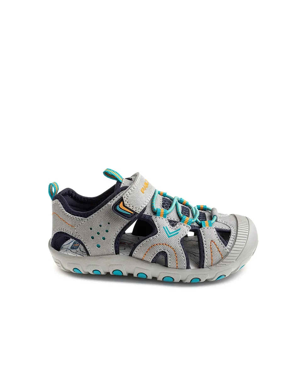 Детские сандалии на липучках Pablosky, серый
Детские сандалии на липучках Pablosky, серый
