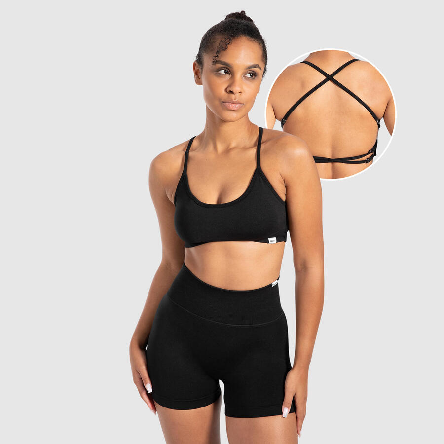 SMILODOX Женский спортивный бюстгальтер Sena Black
SMILODOX Женский спортивный бюстгальтер Sena Black