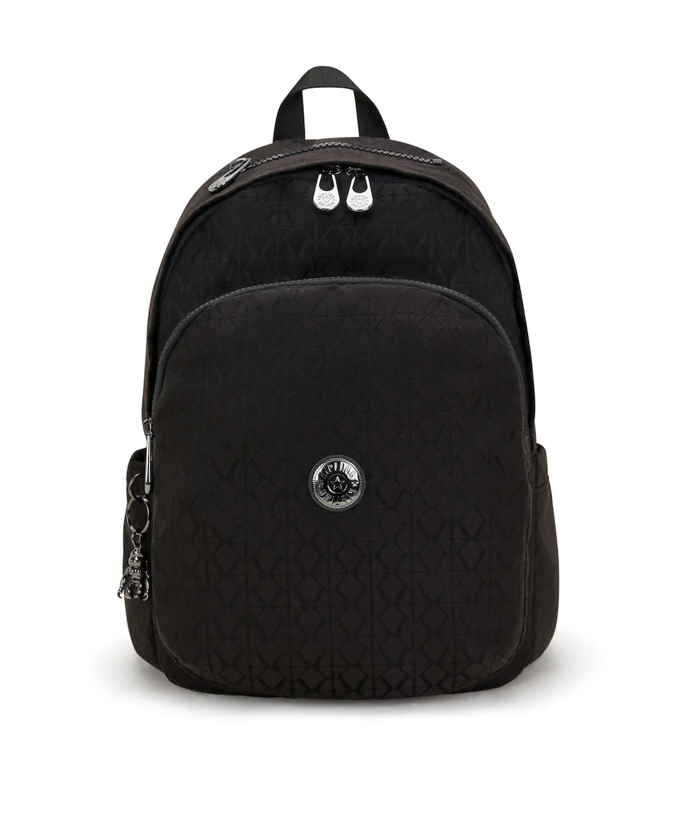 Женский рюкзак Delia с верхней ручкой и черным принтом Kipling, черный
Женский рюкзак Delia с верхней ручкой и черным принтом Kipling, черный