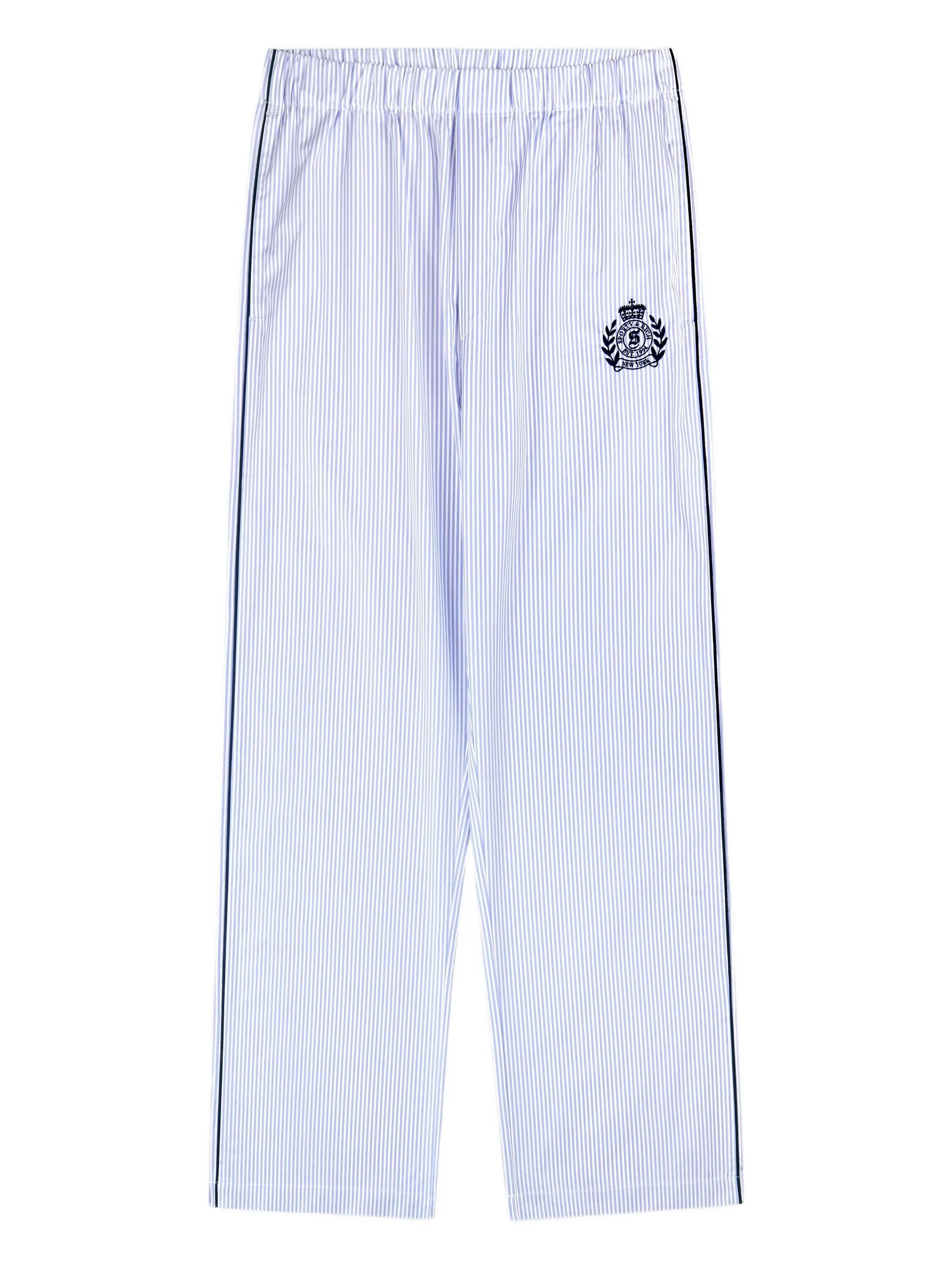 Пижамные брюки с вышивкой Sporty & Rich, синий
Пижамные брюки с вышивкой Sporty & Rich, синий