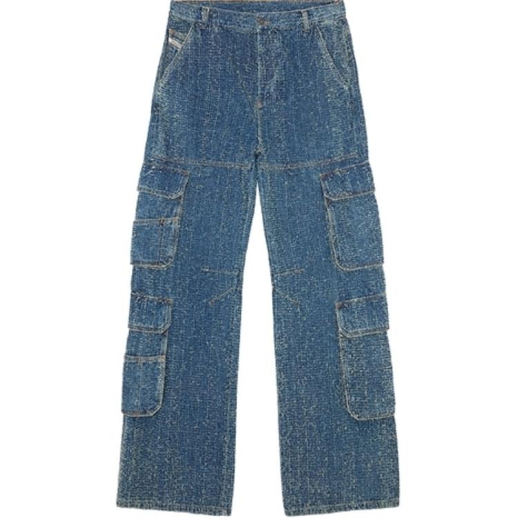 D Sire Cargo S2 Брюки 'Denim' DIESEL, Синий
D Sire Cargo S2 Брюки 'Denim' DIESEL, Синий