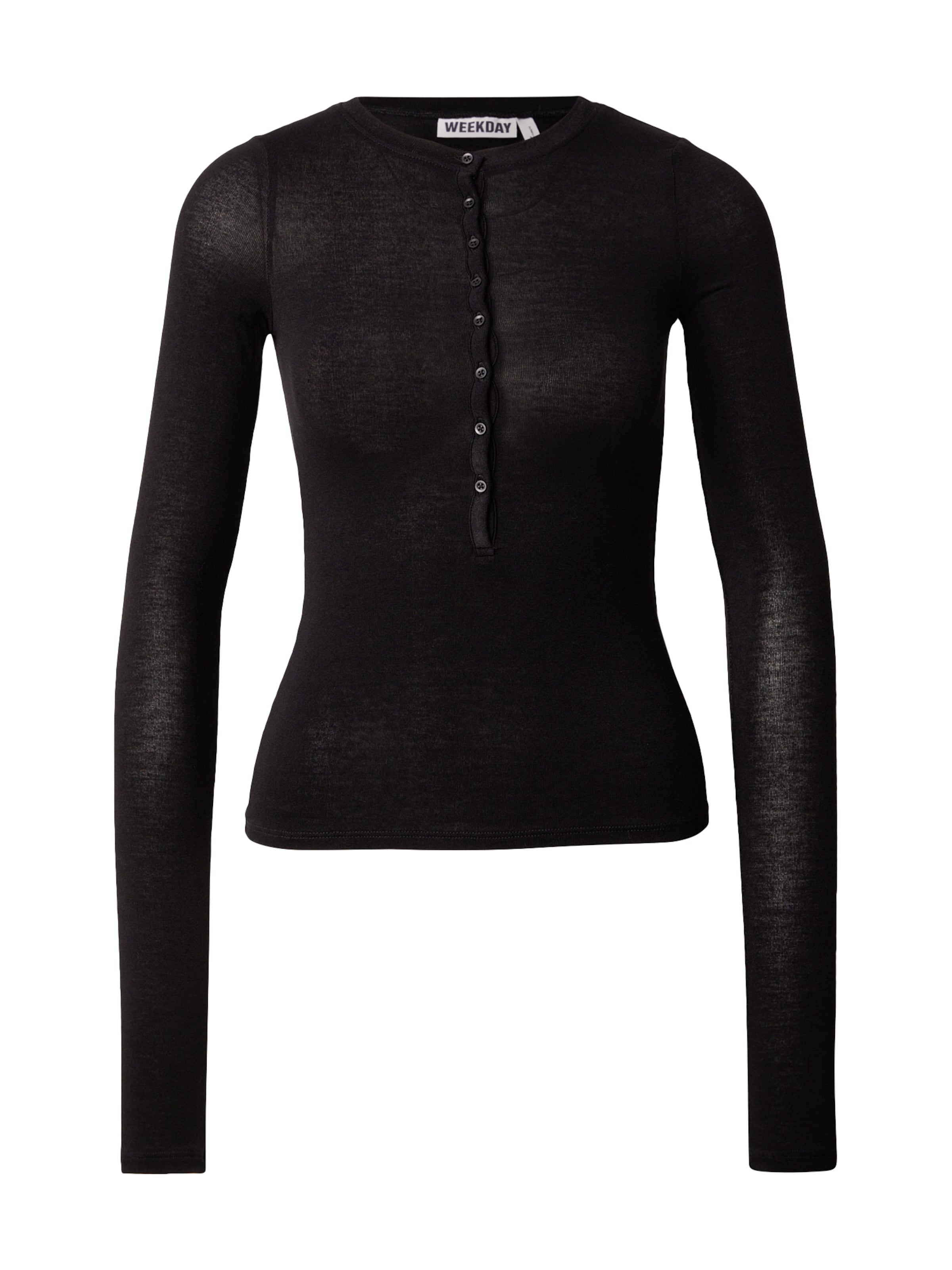 WEEKDAY Лонгслив в черном цвете
WEEKDAY Лонгслив в черном цвете