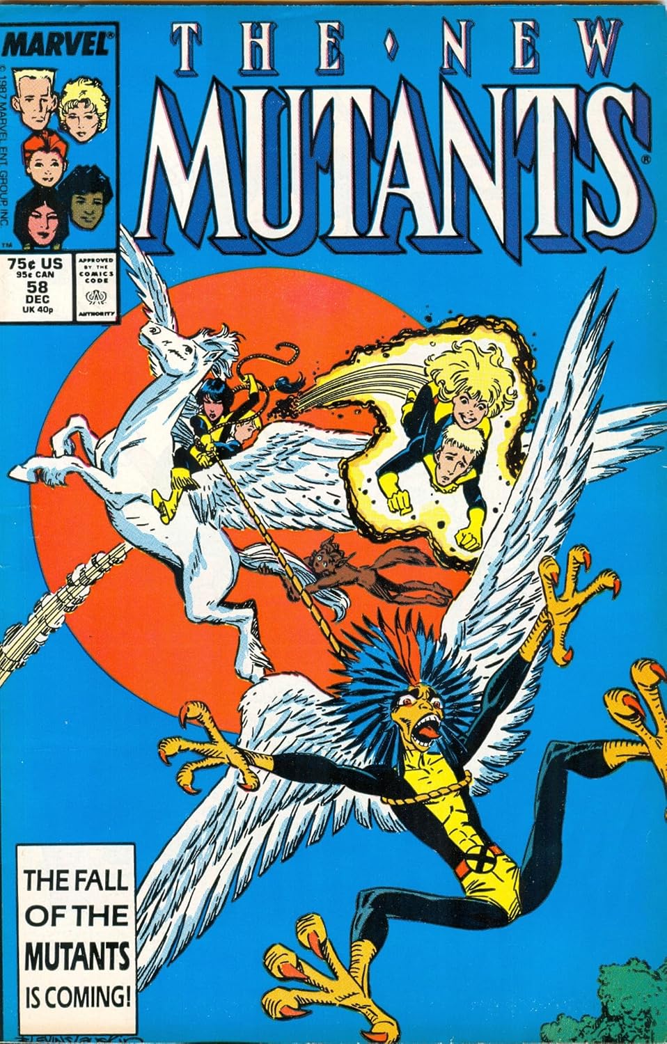 The New Mutants #58 Dec.1987 (Marvel WorldWide)
The New Mutants #58 Dec.1987 (Marvel WorldWide)