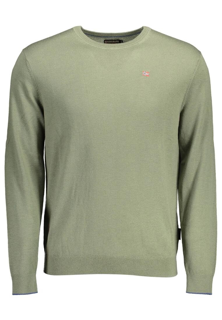 Свитер из шерсти с вышивкой Napapijri, зеленый
Свитер из шерсти с вышивкой Napapijri, зеленый