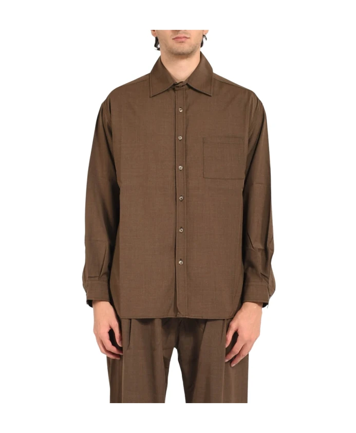 Классическая рубашка A Paper Kid, коричневый
Классическая рубашка A Paper Kid, коричневый