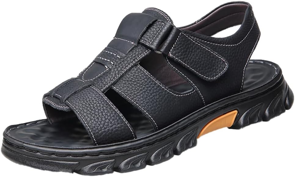 Мужские кожаные сандалии MGGMOKAY с открытым носком, спортивные сандалии для мужчин, летние сандалии-рыбаки для мужчин для активного отдыха на улице, черный
Мужские кожаные сандалии MGGMOKAY с открытым носком, спортивные сандалии для мужчин, летние сандалии-рыбаки для мужчин для активного отдыха на улице, черный