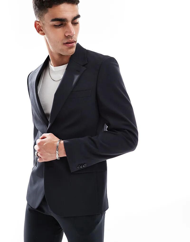 Узкий пиджак ASOS DESIGN, растягивающийся в четыре стороны, черного цвета
Узкий пиджак ASOS DESIGN, растягивающийся в четыре стороны, черного цвета