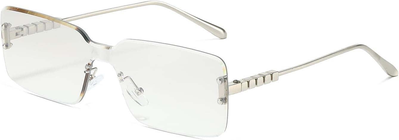 Маленькие прямоугольные солнцезащитные очки для женщин и мужчин, ретро, без оправы, прозрачные солнцезащитные очки, винтажные, без оправы, квадратные Azoxus, Silver Lens
Маленькие прямоугольные солнцезащитные очки для женщин и мужчин, ретро, без оправы, прозрачные солнцезащитные очки, винтажные, без оправы, квадратные Azoxus, Silver Lens