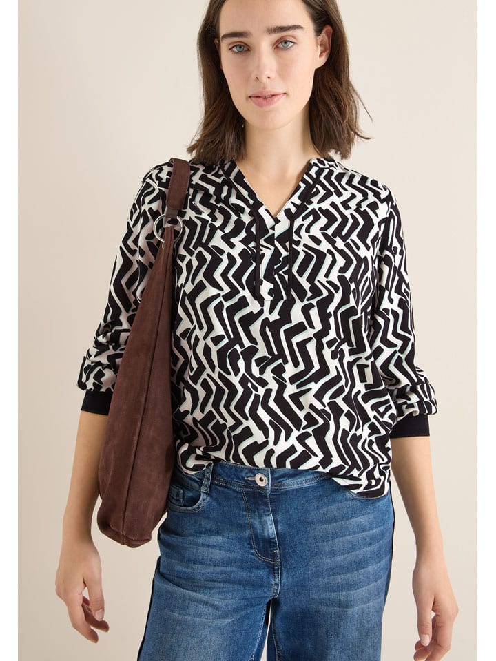 Cecil Черно-белая блузка
Cecil Черно-белая блузка