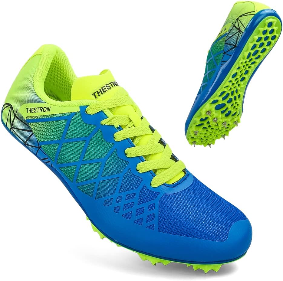 Профессиональные шипованные кроссовки THESTRON для легкой атлетики для мужчин, женщин и детей, дышащие, для соревнований, прыжков, спринта и бега, зеленый
Профессиональные шипованные кроссовки THESTRON для легкой атлетики для мужчин, женщин и детей, дышащие, для соревнований, прыжков, спринта и бега, зеленый