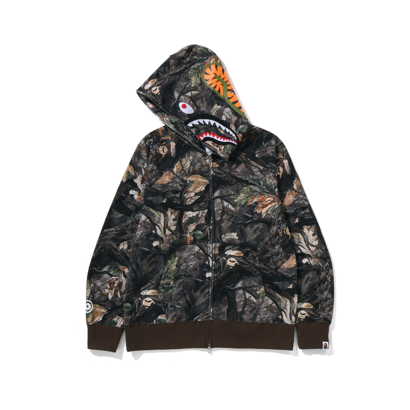 Tree Edge Camo Shark худи на молнии A BATHING APE, коричневый
Tree Edge Camo Shark худи на молнии A BATHING APE, коричневый