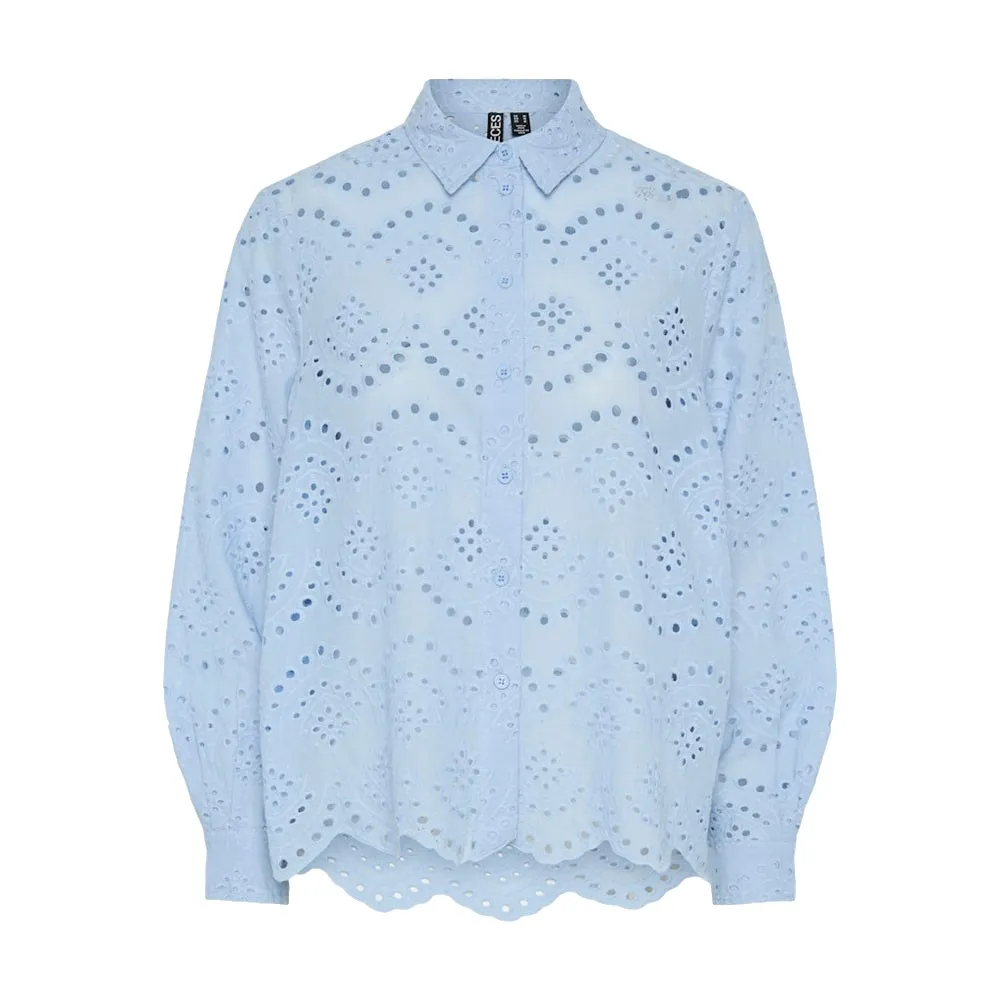 Рубашка с длинным рукавом Pieces Vilde, синий
Рубашка с длинным рукавом Pieces Vilde, синий