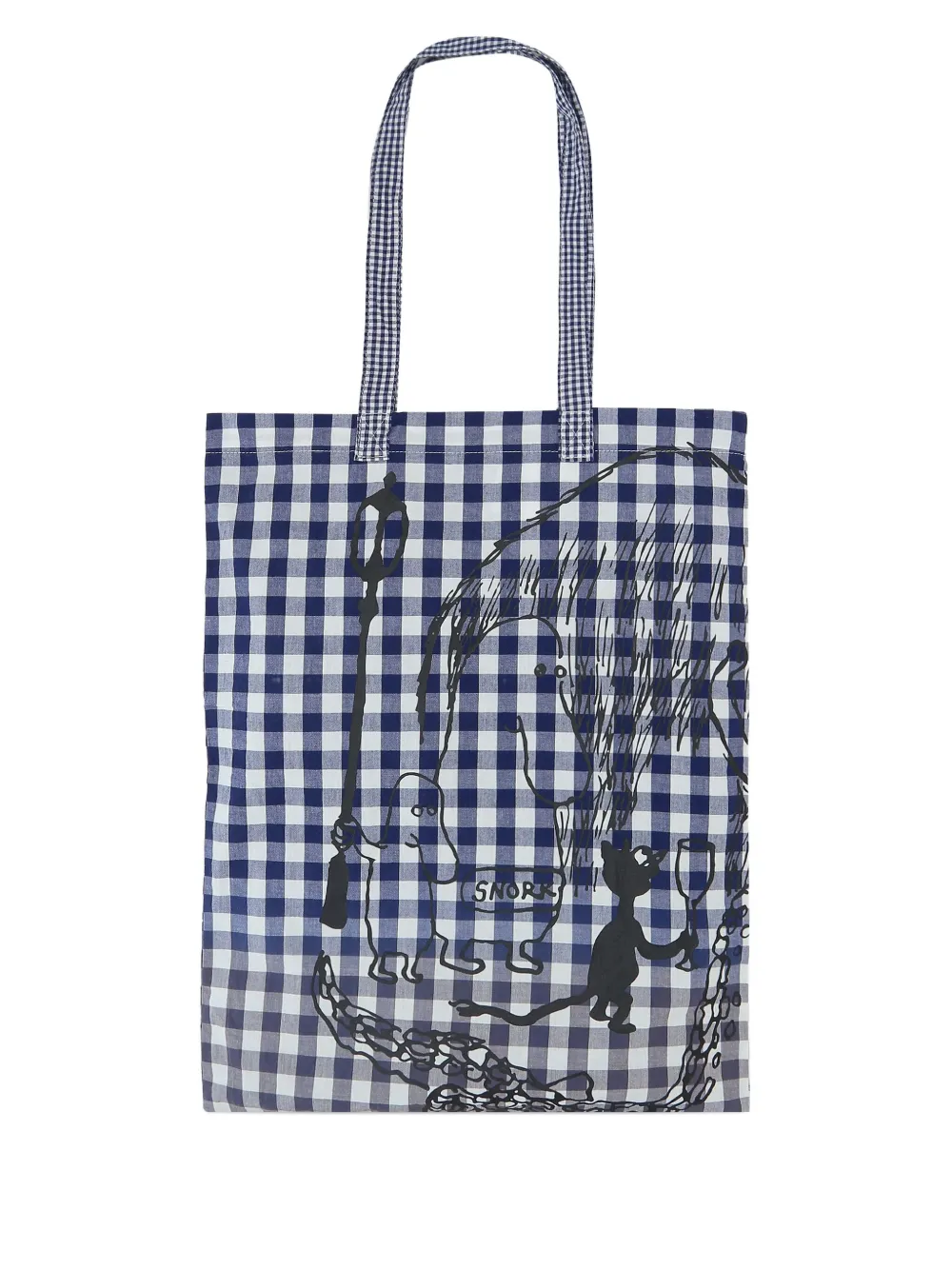 Сумка-тоут в клетку гингем Comme des Garçons TAO, синий
Сумка-тоут в клетку гингем Comme des Garçons TAO, синий