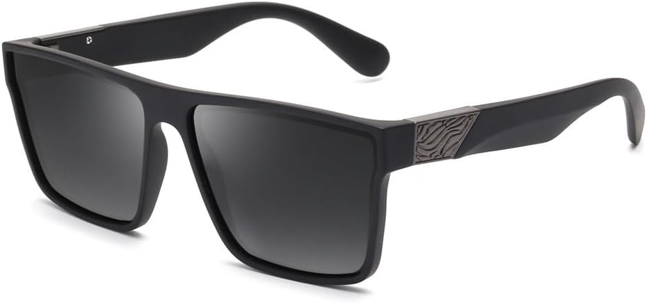 Ретро поляризованные солнцезащитные очки для мужчин и женщин, квадратные очки для вождения с плоской верхней частью, защита от ультрафиолета UV400 WNCKSQ, C1 Black Grey
Ретро поляризованные солнцезащитные очки для мужчин и женщин, квадратные очки для вождения с плоской верхней частью, защита от ультрафиолета UV400 WNCKSQ, C1 Black Grey