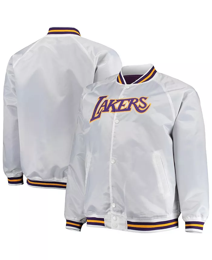 Мужская белая куртка Los Angeles Lakers Big and Tall Hardwood Classics реглан атласная на молнии Mitchell & Ness
Мужская белая куртка Los Angeles Lakers Big and Tall Hardwood Classics реглан атласная на молнии Mitchell & Ness