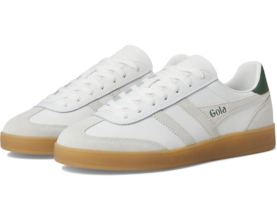 Кроссовки Gola Viper Leather, цвет White/White/Evergreen/Gum
Кроссовки Gola Viper Leather, цвет White/White/Evergreen/Gum