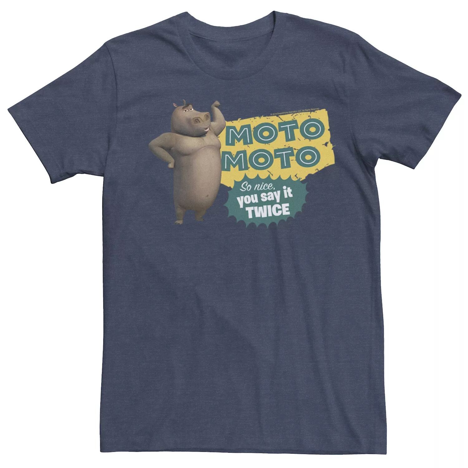 Мужская футболка Madagascar Moto Say It Twice с текстовым плакатом Licensed Character
Мужская футболка Madagascar Moto Say It Twice с текстовым плакатом Licensed Character