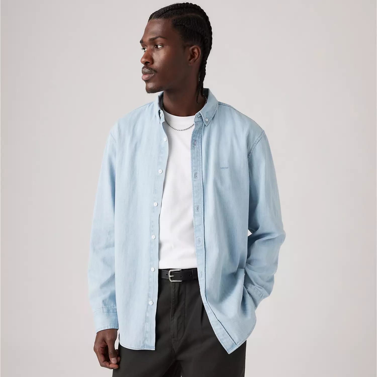 Настоящая рубашка на пуговицах Levi's, синий
Настоящая рубашка на пуговицах Levi's, синий