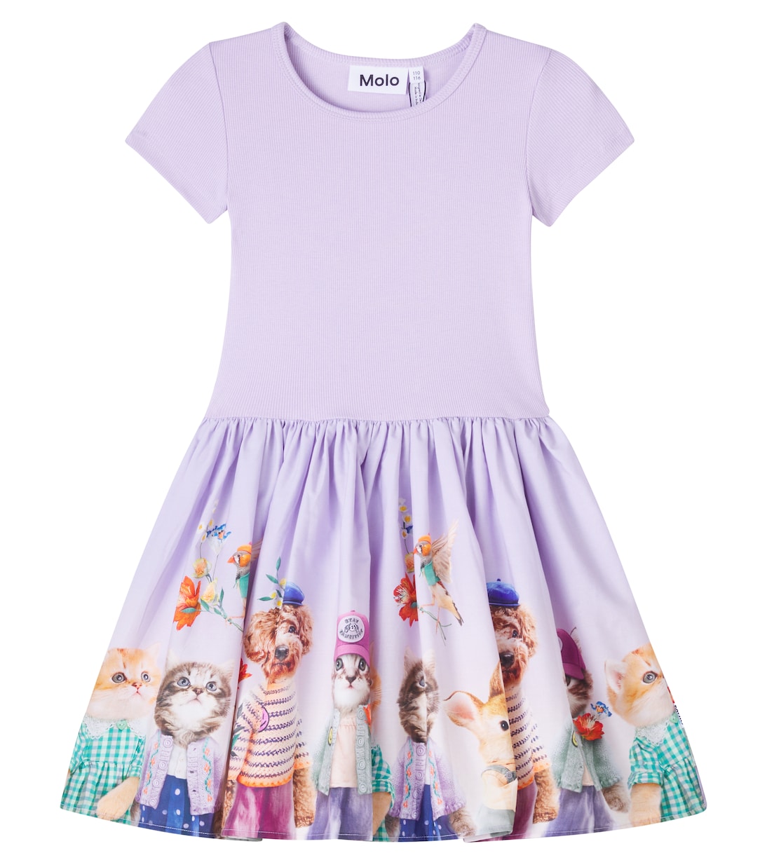 Платье из смесового хлопка с принтом Cissa Molo, Cuties
Платье из смесового хлопка с принтом Cissa Molo, Cuties