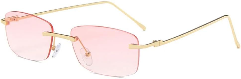 Модные маленькие прямоугольные солнцезащитные очки без оправы для женщин в винтажном стиле с прозрачными линзами цвета океана, для мужчин с градиентными линзами UV400 VFDHN, Pink Gradient
Модные маленькие прямоугольные солнцезащитные очки без оправы для женщин в винтажном стиле с прозрачными линзами цвета океана, для мужчин с градиентными линзами UV400 VFDHN, Pink Gradient