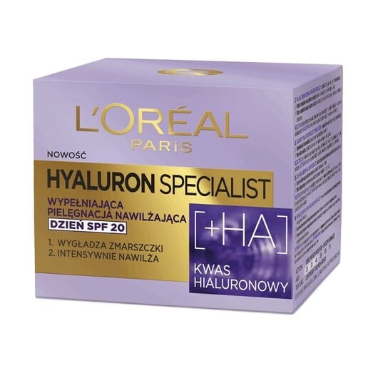 Дневной крем-наполнитель, увлажняющий уход, SPF 20, 50 мл L'oreal Paris, Hyaluron Specialist, L'oréal Paris
Дневной крем-наполнитель, увлажняющий уход, SPF 20, 50 мл L'oreal Paris, Hyaluron Specialist, L'oréal Paris