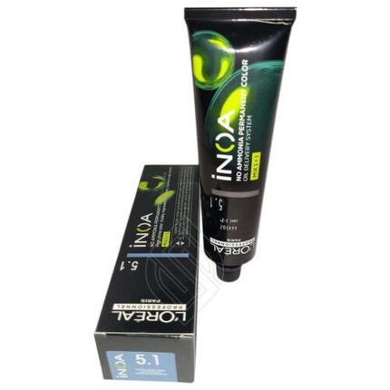 Стойкая краска для волос Loreal Inoa без аммиака Original 5.1/5B Professionnel Paris
Стойкая краска для волос Loreal Inoa без аммиака Original 5.1/5B Professionnel Paris
