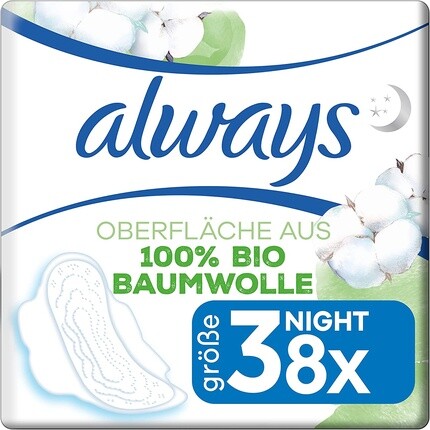 Ночные прокладки Always Ultra Cotton Protection с крыльями, 8 шт.
Ночные прокладки Always Ultra Cotton Protection с крыльями, 8 шт.