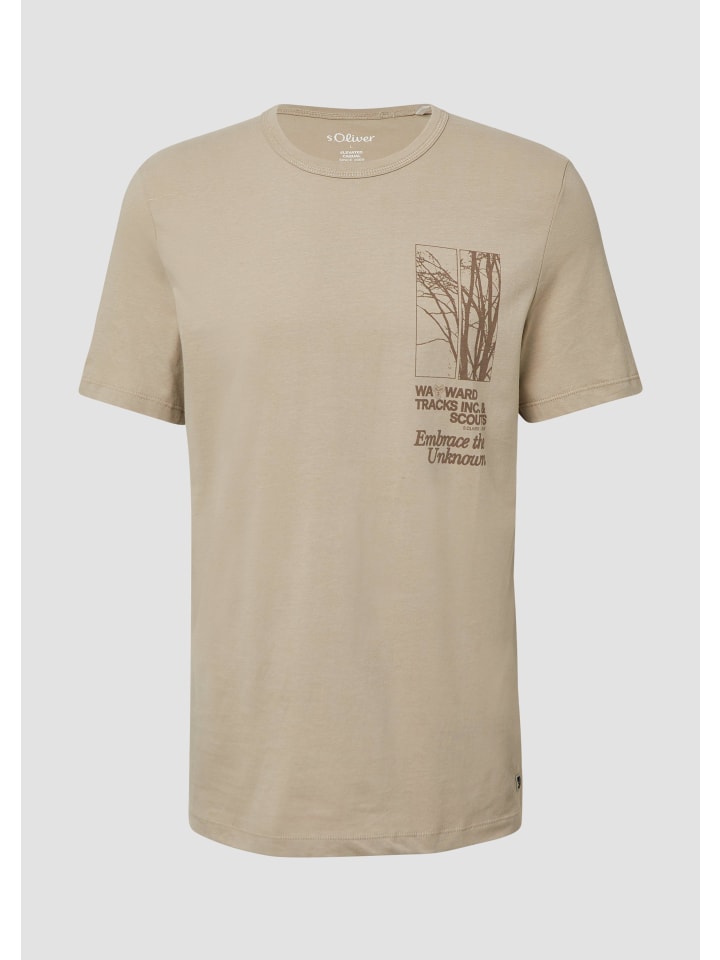 Футболка s.Oliver, бежевый
Футболка s.Oliver, бежевый