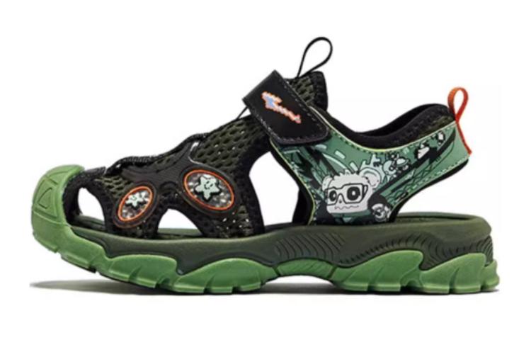 ERKE KIDS Детские сандалии с амортизацией и воздухопроницаемостью, зеленые, черные, детские
ERKE KIDS Детские сандалии с амортизацией и воздухопроницаемостью, зеленые, черные, детские