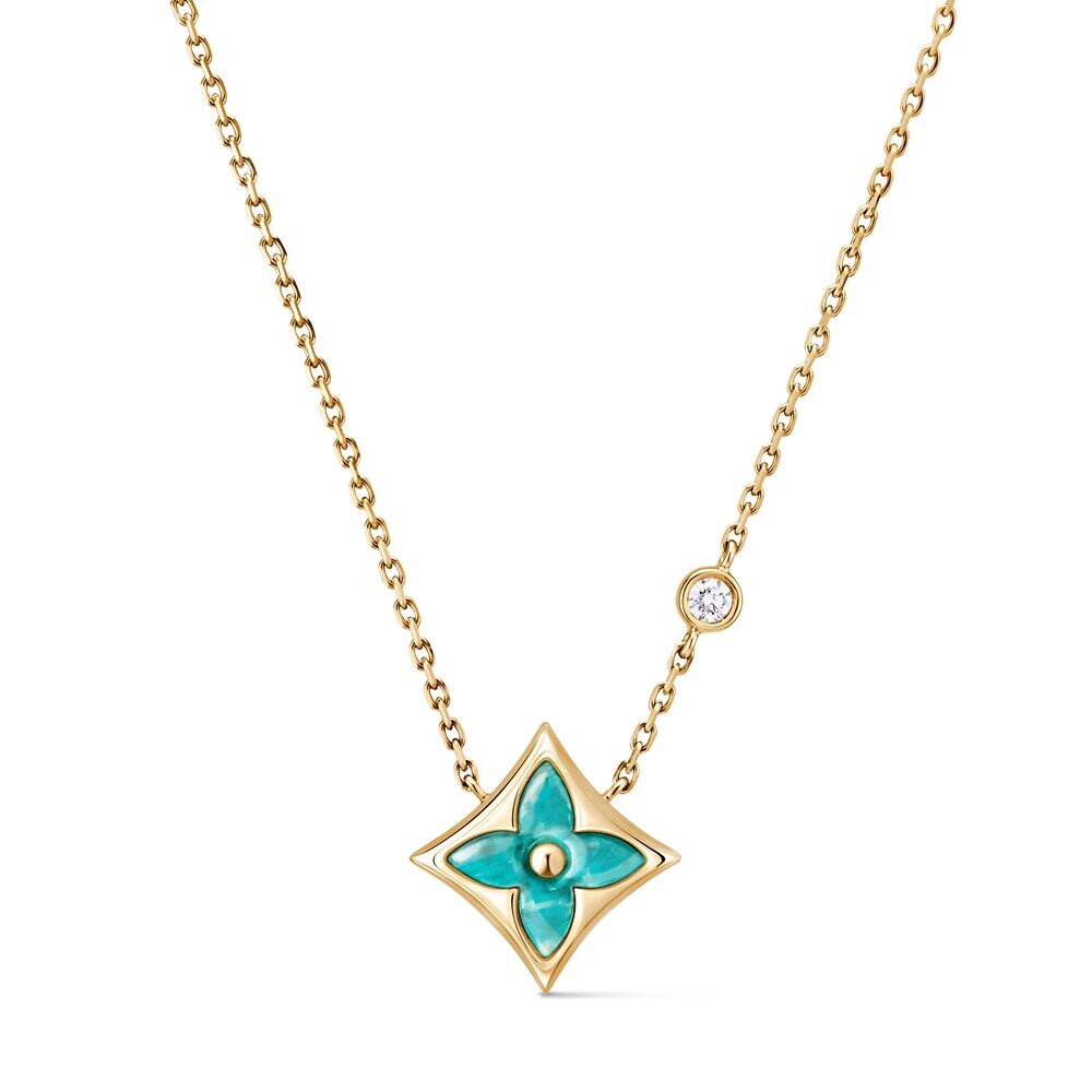 Подвеска Color Blossom BB Star, желтое золото, амазонит и бриллиант Louis Vuitton, золотой
Подвеска Color Blossom BB Star, желтое золото, амазонит и бриллиант Louis Vuitton, золотой