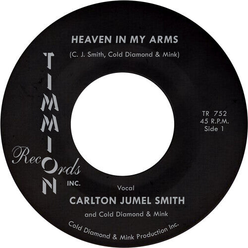 Сингл 7" Smith, Carlton Jumel / Cold Diamond & Mink: Heaven In My Arms
Сингл 7" Smith, Carlton Jumel / Cold Diamond & Mink: Heaven In My Arms