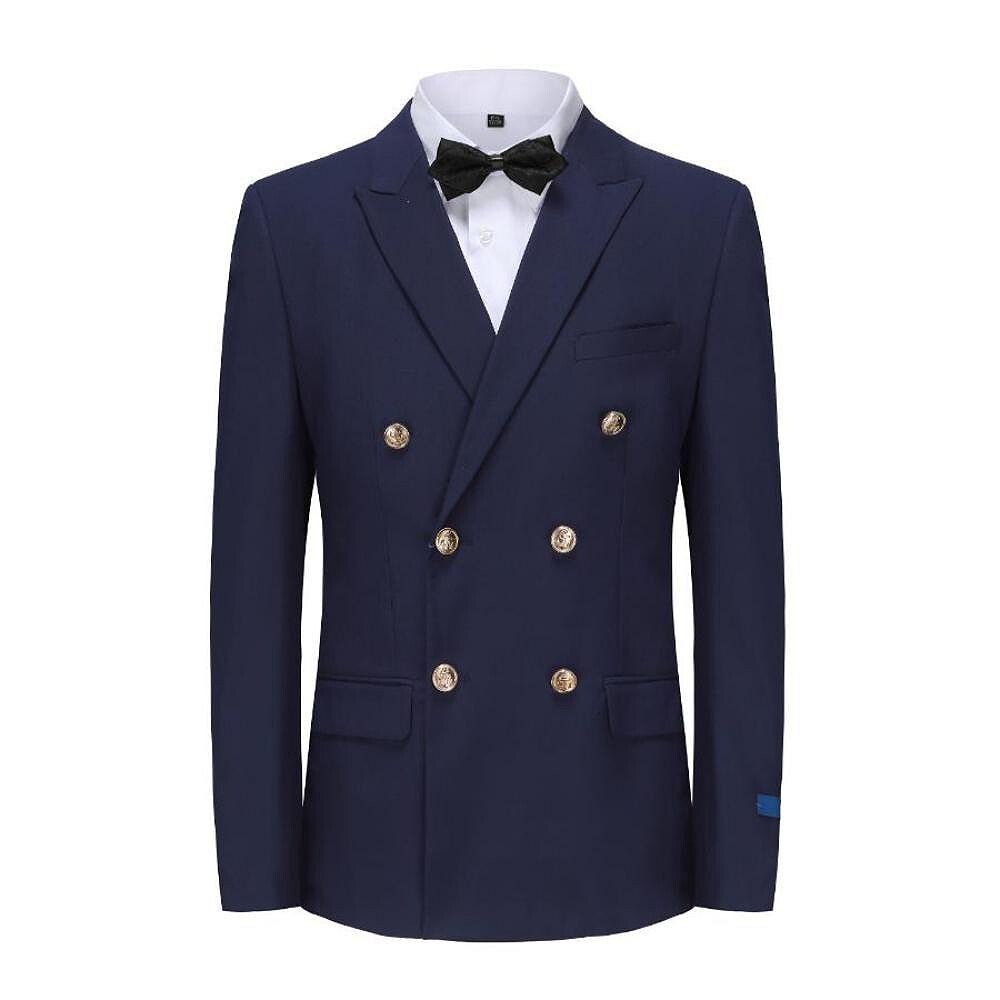 Мужской двубортный костюм Braveman Slim Fit из 2 предметов, темно-синий
Мужской двубортный костюм Braveman Slim Fit из 2 предметов, темно-синий