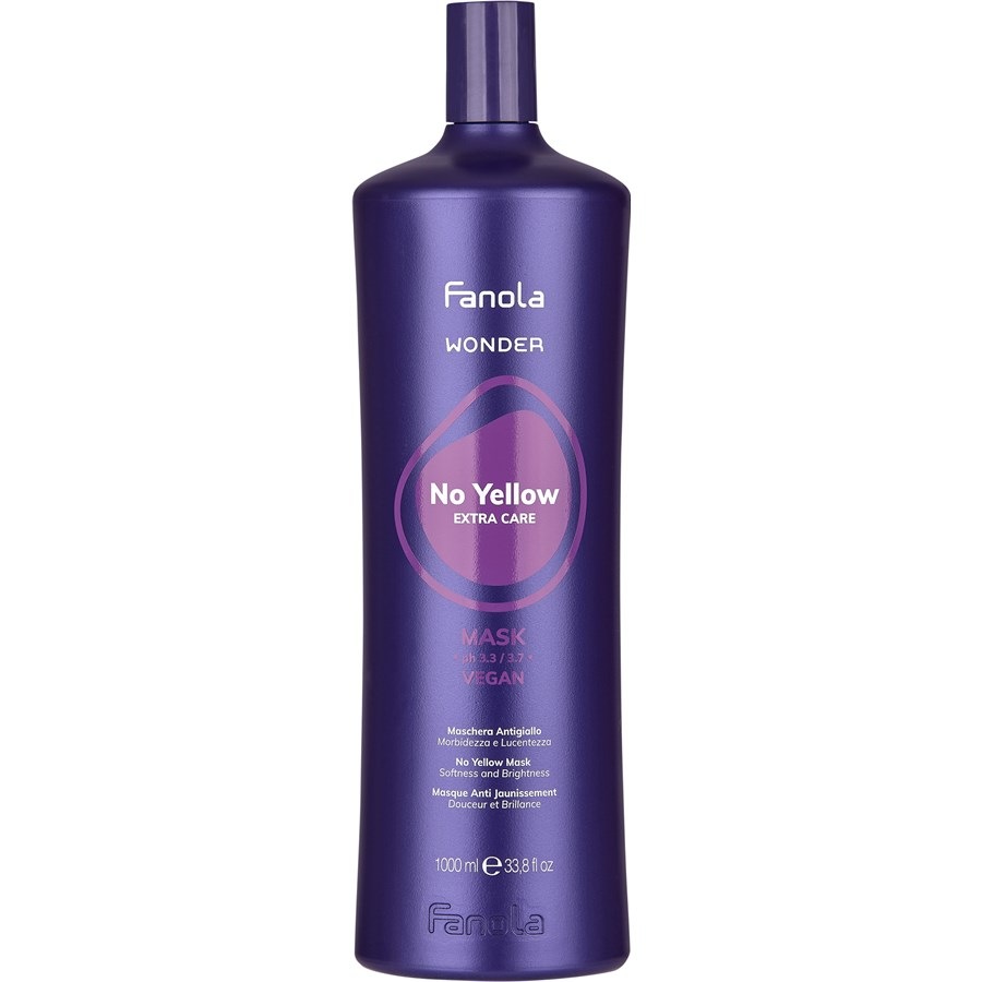 Маска для волос no yellow extra care mask Fanola, объем 1.000 мл
Маска для волос no yellow extra care mask Fanola, объем 1.000 мл