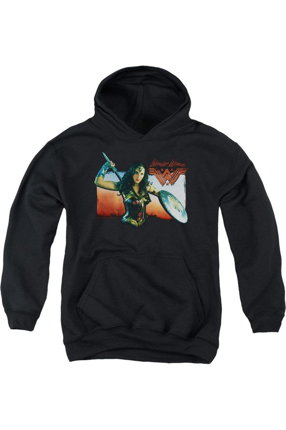 Толстовка с капюшоном Wonder Woman "Воинственная женщина" для молодежи Gildan, черный
Толстовка с капюшоном Wonder Woman "Воинственная женщина" для молодежи Gildan, черный