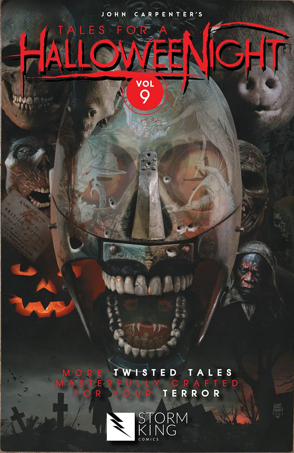 John Carpenter's Tales for a HalloweeNight: Vol. 9: More Twisted Tales Masterfully Crafted for Your Terror (Storm King Comics)
John Carpenter's Tales for a HalloweeNight: Vol. 9: More Twisted Tales Masterfully Crafted for Your Terror (Storm King Comics)