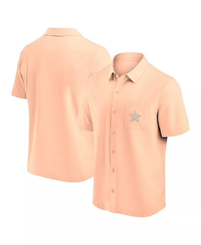 Мужская рубашка на пуговицах Houston Astros Front Office светло-розового цвета Fanatics
Мужская рубашка на пуговицах Houston Astros Front Office светло-розового цвета Fanatics