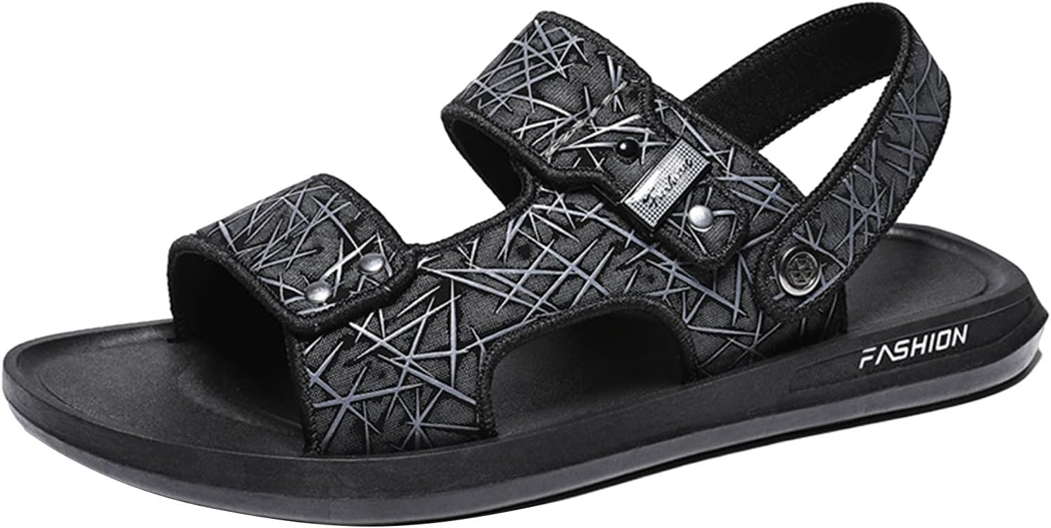 Мужские сандалии CsgrFagr, плоская подошва, двойного назначения, шлепанцы, сандалии для пляжа, модные сандалии и шлепанцы, сандалии на толстой подошве для мужчин (серый, 7.5)
Мужские сандалии CsgrFagr, плоская подошва, двойного назначения, шлепанцы, сандалии для пляжа, модные сандалии и шлепанцы, сандалии на толстой подошве для мужчин (серый, 7.5)
