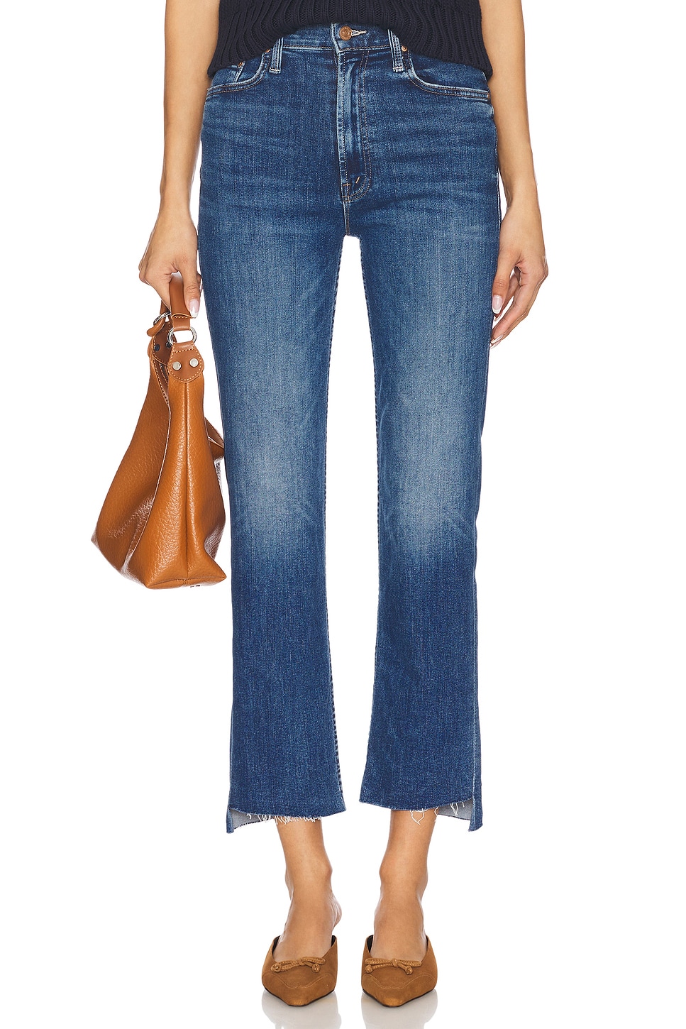 Джинсы с завышенной талией и асимметричным краем на щиколотке Mother, over the top
Джинсы с завышенной талией и асимметричным краем на щиколотке Mother, over the top