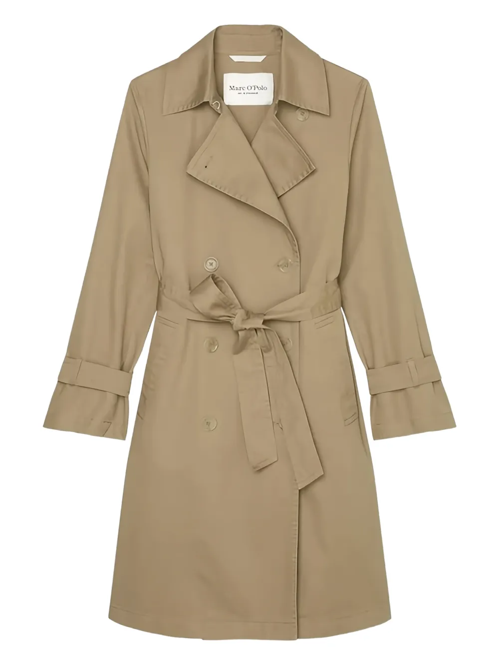 Двубортный тренч с поясом Marc O'Polo, коричневый
Двубортный тренч с поясом Marc O'Polo, коричневый